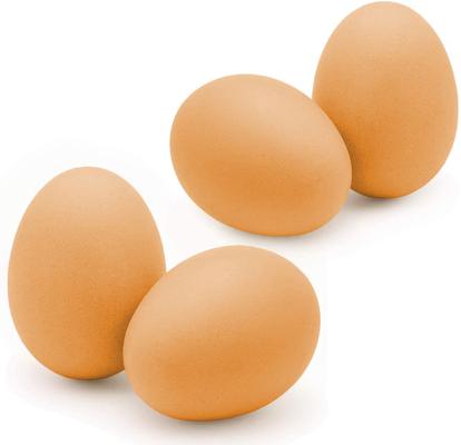 Show full view: SunGrow Wooden Fake Eggs for Laying Hens in Chicken Coop Train to Lay inside Nest Box, Beige, 4 count slide 2 of 7