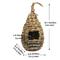 Show in main carousel: SunGrow Woven Nest, Food Feeder, Cage Accessory, Outdoor Hanging Bird House, 3 count slide 6 of 8