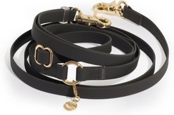 Sunny Tails 4-in-1 Convertible Hands Free Cloud Dog Leash, 8.5-ft long, 5/8-in wide, Ember Black