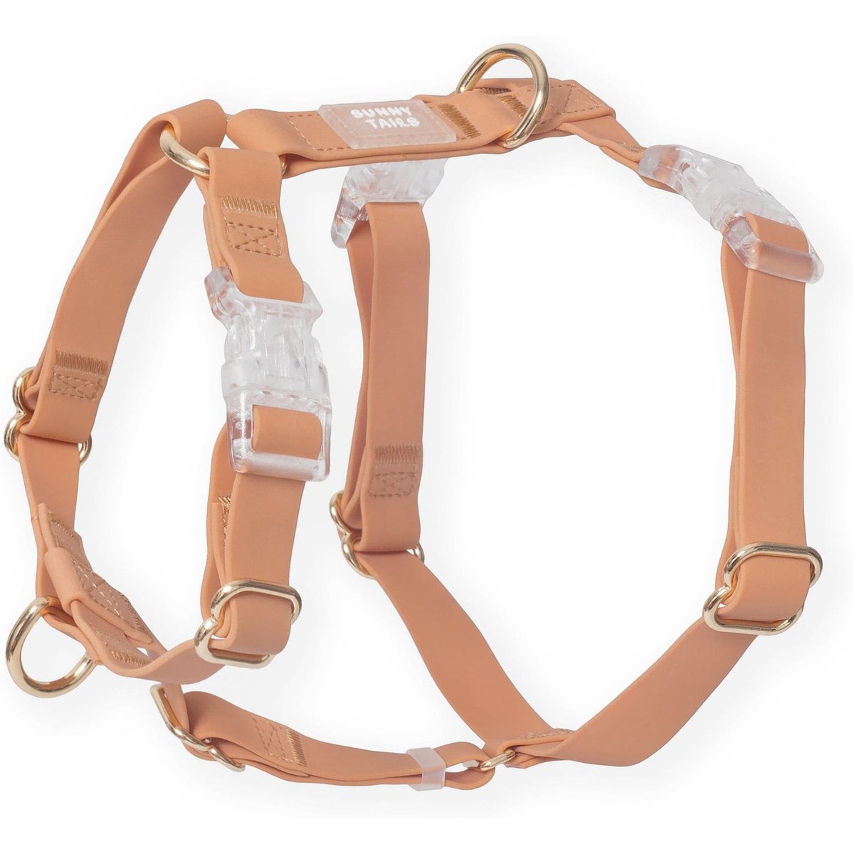 Sunny Tails Cloud Lite Waterproof Dog Harness, Chai Brown, X-Small: 12 to 16-in chest