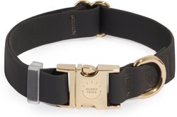 Sunny Tails Cloud Waterproof Dog Collar, Ember Black, Medium: 12 to 18-in neck, 3/4-in wide