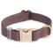 Show in main carousel: Sunny Tails Cloud Waterproof Dog Collar, Espresso Brown, Large: 16 to 24-in neck, 1-in wide slide 1 of 7
