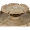 Show in main carousel: Sunnydaze Decor 2-Tier Beveled Flower Birdbath Water Fountain slide 3 of 10