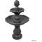 Show in main carousel: Sunnydaze Decor 2-Tier Solar Outdoor Water Fountain, Black slide 7 of 10