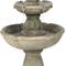 Show in main carousel: Sunnydaze Decor 3-Tier Birds-foot Delight Outdoor Water Fountain slide 7 of 10