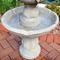 Show in main carousel: Sunnydaze Decor 3-Tier Birds-foot Delight Outdoor Water Fountain slide 8 of 10