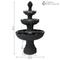 Show in main carousel: Sunnydaze Decor 3-Tier Flower Blossom Electric Water Fountain slide 4 of 10