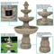 Show in main carousel: Sunnydaze Decor 3-Tier Outdoor Water Fountain slide 5 of 10