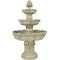 Show in main carousel: Sunnydaze Decor 3-Tier Pineapple Outdoor Water Fountain slide 1 of 11