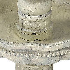 Sunnydaze Decor 3-Tier Pineapple Outdoor Water Fountain