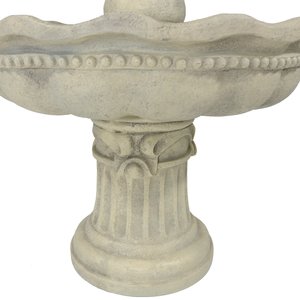 Sunnydaze Decor 3-Tier Pineapple Outdoor Water Fountain