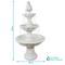 Show in main carousel: Sunnydaze Decor 3-Tier Welcome Garden Water Fountain slide 4 of 10