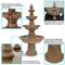 Show in main carousel: Sunnydaze Decor 4-Tier Pineapple Outdoor Water Fountain, Earth slide 5 of 10