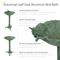 Show in main carousel: Sunnydaze Decor Autumnal Leaf Cast Aluminum Metal Bird Bath, Green Patina, 11.75-in slide 3 of 7