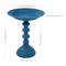 Show in main carousel: Sunnydaze Decor Backyard Beauty Cast Aluminum Metal Bird Bath, Blue Patina, 14.5-in slide 4 of 7