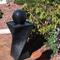 Show in main carousel: Sunnydaze Decor Ball Solar Powered Bird Water Fountain with Backup Battery & LED Light, Black, 32-in slide 6 of 8