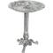 Show in main carousel: Sunnydaze Decor Bird & Blossom Cast Aluminum Metal Bird Bath, Antique Grey, 13-in slide 1 of 7