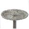 Show in main carousel: Sunnydaze Decor Bird & Blossom Cast Aluminum Metal Bird Bath, Antique Grey, 13-in slide 7 of 7