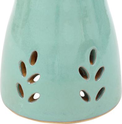 Show full view: Sunnydaze Decor Classic Outdoor Ceramic Bird Bath, Dark Green slide 5 of 9