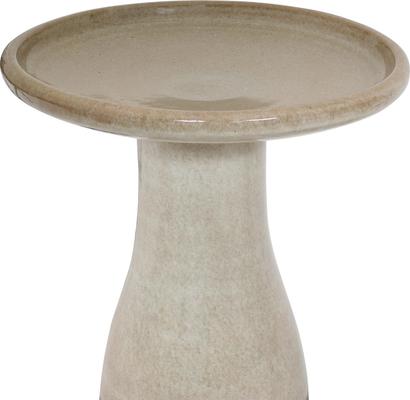 Show full view: Sunnydaze Decor Duo-Tone Outdoor Glazed Ceramic Bird Bath slide 7 of 9