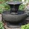Show in main carousel: Sunnydaze Decor Electric Polyresin 2-Tier Streaming Falls Outdoor Bird Water Fountain, Grey, 25-in slide 2 of 7