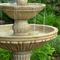 Show in main carousel: Sunnydaze Decor Electric Polystone Classic Style 3-Tier Designer Bird Water Fountain, Light Brown, 55-in slide 7 of 8