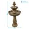 Show in main carousel: Sunnydaze Decor Electric Resin 2-Tier Blooming Flower Bird Water Feature, Light Brown, 38-in slide 4 of 6