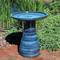 Show in main carousel: Sunnydaze Decor Elegant Outdoor Ceramic Bird Bath slide 2 of 9