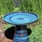 Show in main carousel: Sunnydaze Decor Elegant Outdoor Ceramic Bird Bath slide 7 of 9
