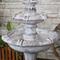 Show in main carousel: Sunnydaze Decor Fiberglass Reinforced Concrete 3-Tier Mediterranean-Inspired Bird Water Fountain, Grey, 50-in slide 7 of 9