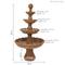 Show in main carousel: Sunnydaze Decor Fiberglass & Resin 4-Tier Ball Top Bird Water Fountain, Brown, 80-in slide 4 of 8