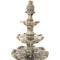 Show in main carousel: Sunnydaze Decor Fiberglass & Resin 4-Tier Grand Courtyard Bird Water Fountain, Light Brown, 80-in slide 7 of 7
