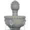 Show in main carousel: Sunnydaze Decor Fiberglass & Resin 4-Tier Lion Head Design Bird Water Fountain, White, 53-in slide 6 of 6