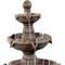 Show in main carousel: Sunnydaze Decor Fiberglass & Resin 4-Tier Mediterranean Bird Water Fountain, Light Brown, 49-in slide 7 of 7