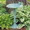 Show in main carousel: Sunnydaze Decor Garden Visitor Cast Aluminum Metal Bird Bath, Green Patina, 15-in slide 7 of 10