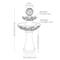 Show in main carousel: Sunnydaze Decor Gentle Glow 2-Tier Ceramic Bird Fountain with LED Lights, Off-White, 26.5-in slide 4 of 8
