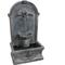 Show in main carousel: Sunnydaze Decor Glass Reinforced Concrete French-Inspired Wall-Mount Bird Water Fountain, Grey, 28-in slide 1 of 8