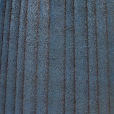 Show full view: Sunnydaze Decor Gleeful Garden Metal Bird Bath, Matte Blue slide 6 of 7