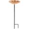 Show in main carousel: Sunnydaze Decor Hand-Hammered Standing Bird Bath, Copper, 33-in slide 1 of 5