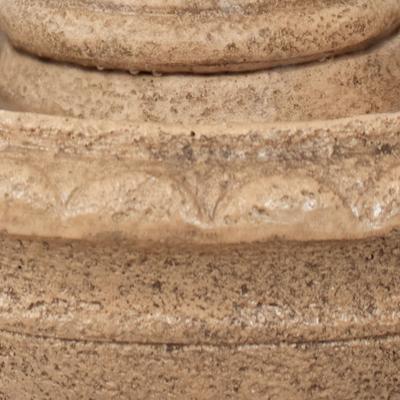 Show full view: Sunnydaze Decor Polyresin 3-Tier Electric Cyprus Bird Eggshell Water Fountain, Light Brown, 39-in slide 8 of 9