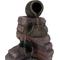 Show in main carousel: Sunnydaze Decor Polyresin Crumbling Bricks & Pots Solar Cascading Bird Water Fountain with LED Lights & Battery Backup, 27-in slide 7 of 7