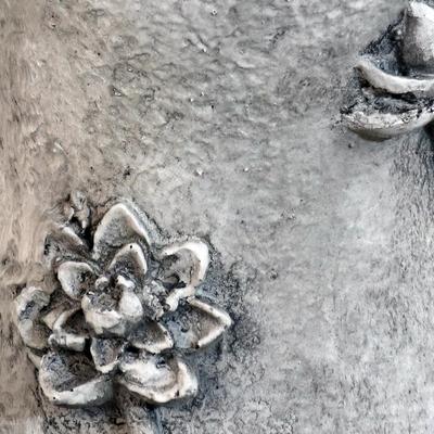 Show full view: Sunnydaze Decor Polyresin Fairy Flower Solar Powered Bird Water Fountain Feature with Battery Backup, Light Grey, 42-in slide 6 of 7