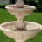 Show in main carousel: Sunnydaze Decor Polyresin & Fiberglass 3-Tier Cornucopia Outdoor Bird Water Fountain, Cream, 61-in slide 6 of 7