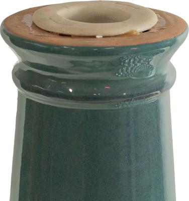 Show full view: Sunnydaze Decor Rennes Ceramic Turquoise Bird Bath, Cyan, 22.5-in slide 6 of 6