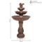 Show in main carousel: Sunnydaze Decor Resin & Concrete 3-Tier Pair of Doves Bird Water Fountain, Brown, 43-in slide 4 of 8