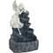 Show in main carousel: Sunnydaze Decor Solar Powered Angel Falls Water Fountain with Battery Backup & Submersible Pump, Grey, 27-in slide 1 of 7