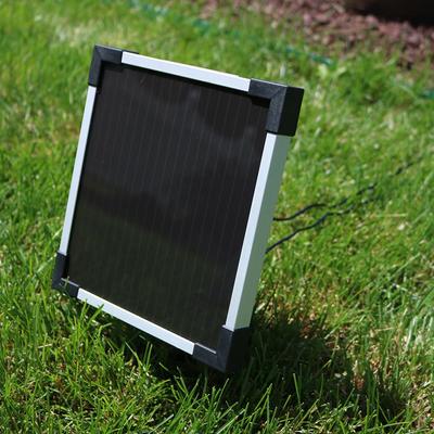 Show full view: Sunnydaze Decor Solar Powered Cascading Terra Bowls Bird Water Fountain with Battery Backup & LED Lights, Brown, 30-in slide 7 of 8