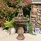 Show in main carousel: Sunnydaze Decor Solar Powered Polyresin Lovers Umbrella Water Fountain with Battery Backup & LED Lights, Cream, 43-in slide 2 of 6