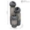 Show in main carousel: Sunnydaze Decor Solar Powered Polyresin Tiered Cascading Cups Bird Water Fountain with Battery Backup, Grey, 29-in slide 4 of 8