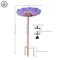 Show in main carousel: Sunnydaze Decor Spring Crocus Deck-Mounted Staked Glass Bird Bath, Purple, 10.5-in slide 5 of 9